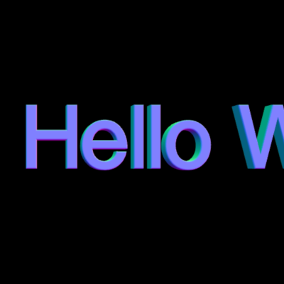 WebXR Text